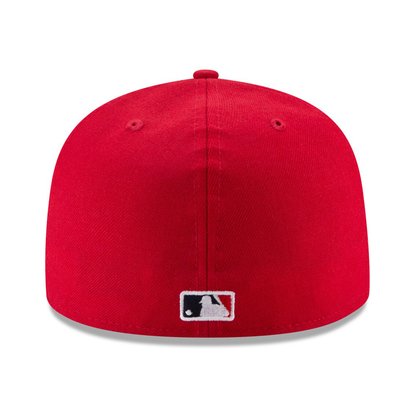 NEW ERA 59FIFTY AUTHENTIC COLLECTION LOS ANGELES ANGELS ON-FIELD GAME HAT - RED 70383734