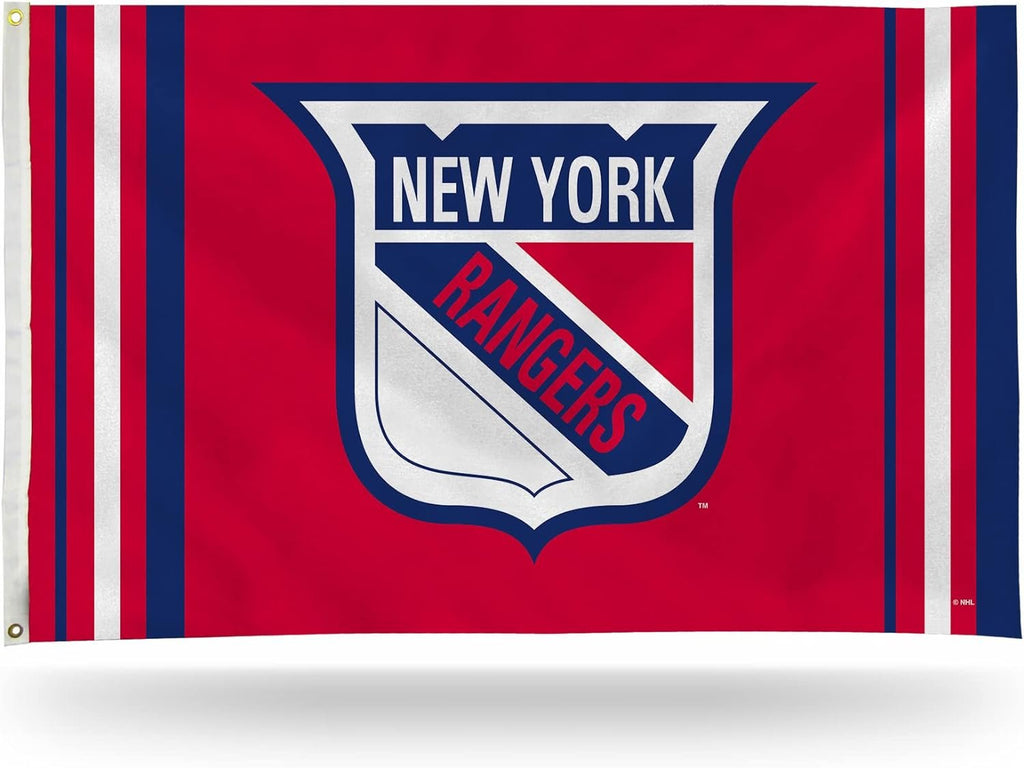 Rico Industries NHL New York Rangers Alternate 3' x 5' Banner Flag 3' x 5' Banner Flag Single Sided - Indoor or Outdoor - Home Décor