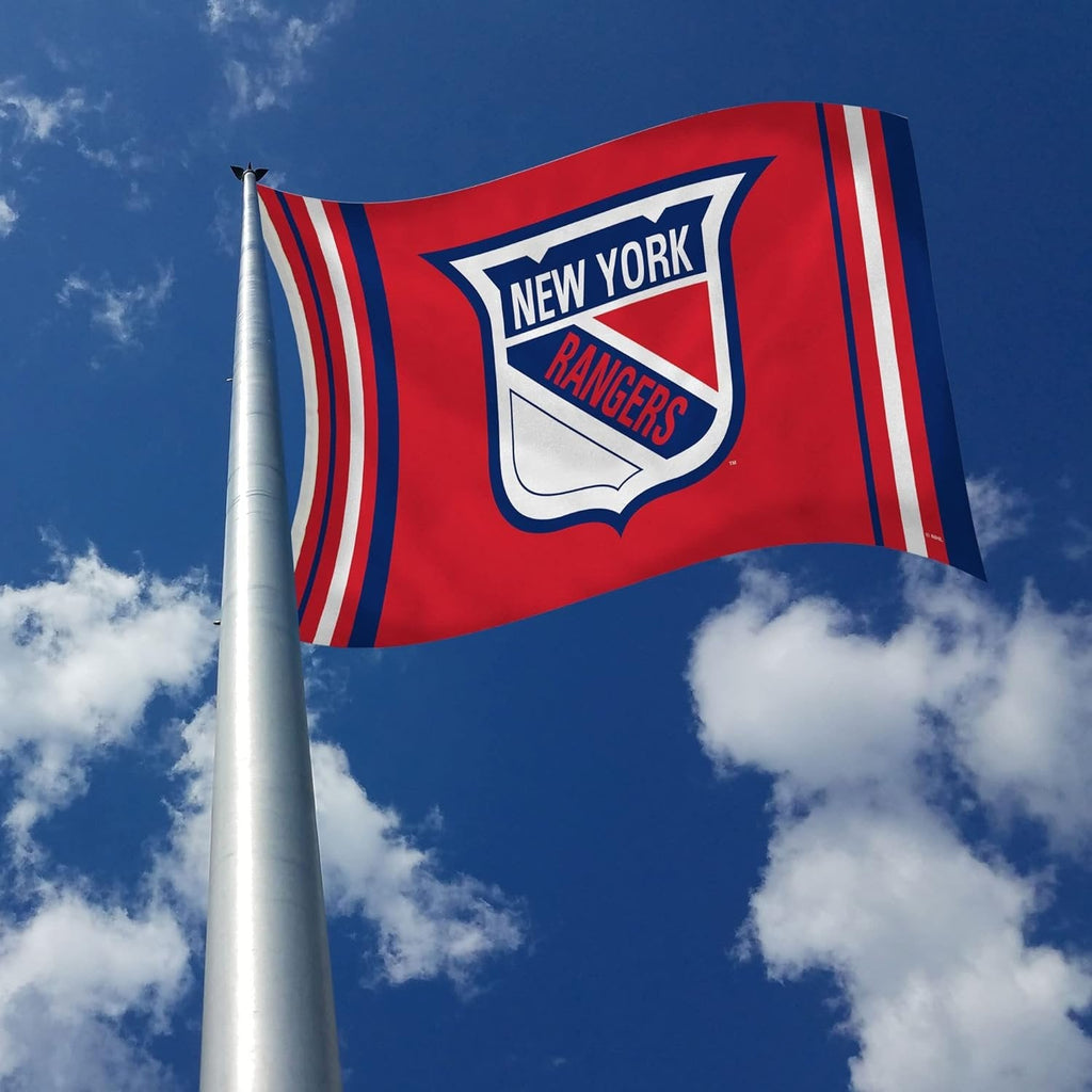 Rico Industries NHL New York Rangers Alternate 3' x 5' Banner Flag 3' x 5' Banner Flag Single Sided - Indoor or Outdoor - Home Décor